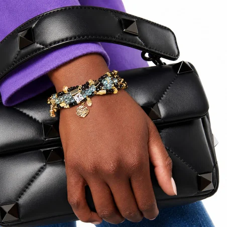 Couronne impériale – Armband mit Blautopas, Spinell, Citrin und 24K Vergoldung