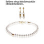 Élégant – 24K Süßwasserperlen-Ohrhänger, 6,5–8,5 mm Élégant – 24K Süßwasserperlen-Ohrhänger, 6,5–8,5 mm