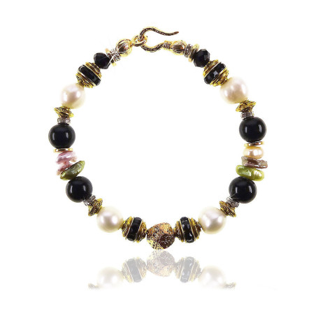 Gloire Süßwasserperlen-Armband – Armbänder – Ansicht 1