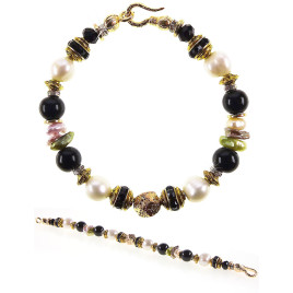 Gloire Süßwasserperlen-Armband – Armbänder – Ansicht 4