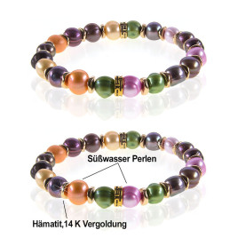 Coloré Flex-Perlenarmband, Multi-Color, 7-8.5mm – Armbänder – Ansicht 4