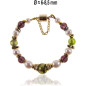 Couronne – Armband mit Süßwasserperlen, Muranoglas und 24K Vergoldung Couronne – Armband mit Süßwasserperlen, Muranoglas und 24K Vergoldung