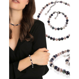 Rendez-vous – Perlenarmband Multi-Color, 7,5–9 mm