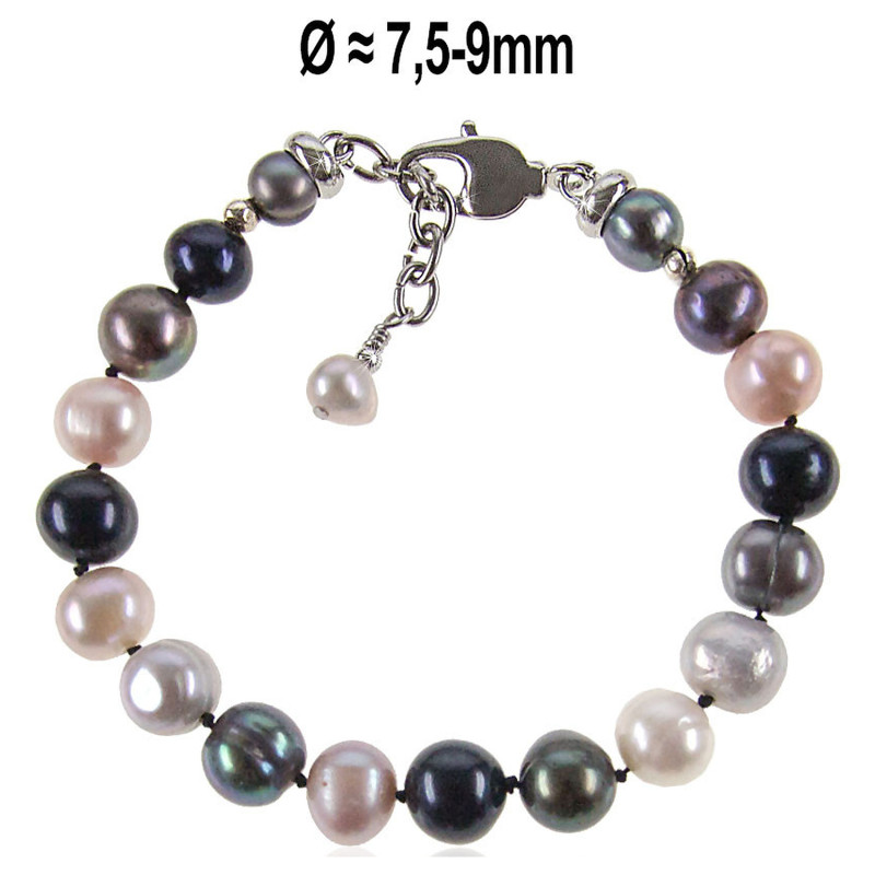 Rendez-vous – Perlenarmband Multi-Color, 7,5–9 mm Rendez-vous – Perlenarmband Multi-Color, 7,5–9 mm