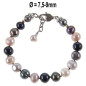 Rendez-vous – Perlenarmband Multi-Color, 7,5–9 mm Rendez-vous – Perlenarmband Multi-Color, 7,5–9 mm