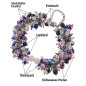Santorin – Armband mit Süßwasserperlen, Rosenquarz und Lapislazuli Santorin – Armband mit Süßwasserperlen, Rosenquarz und Lapislazuli