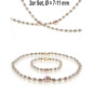 Bal des roses – 2-teiliges Süßwasserperlen-Set mit Kette und Armband Bal des roses – 2-teiliges Süßwasserperlen-Set mit Kette und Armband