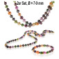 Coloré – 2-teiliges Süßwasserperlen-Set Multi-Color mit Kette und Armband