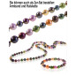 Coloré – 2-teiliges Süßwasserperlen-Set Multi-Color mit Kette und Armband