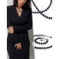 Classique – 2-teiliges Süßwasserperlen-Set Schwarz mit Kette und Armband Classique – 2-teiliges Süßwasserperlen-Set Schwarz mit Kette und Armband