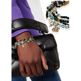 Couronne impériale – Armband mit Blautopas, Spinell, Citrin und 24K Vergoldung